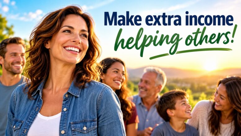 Extra income helping others